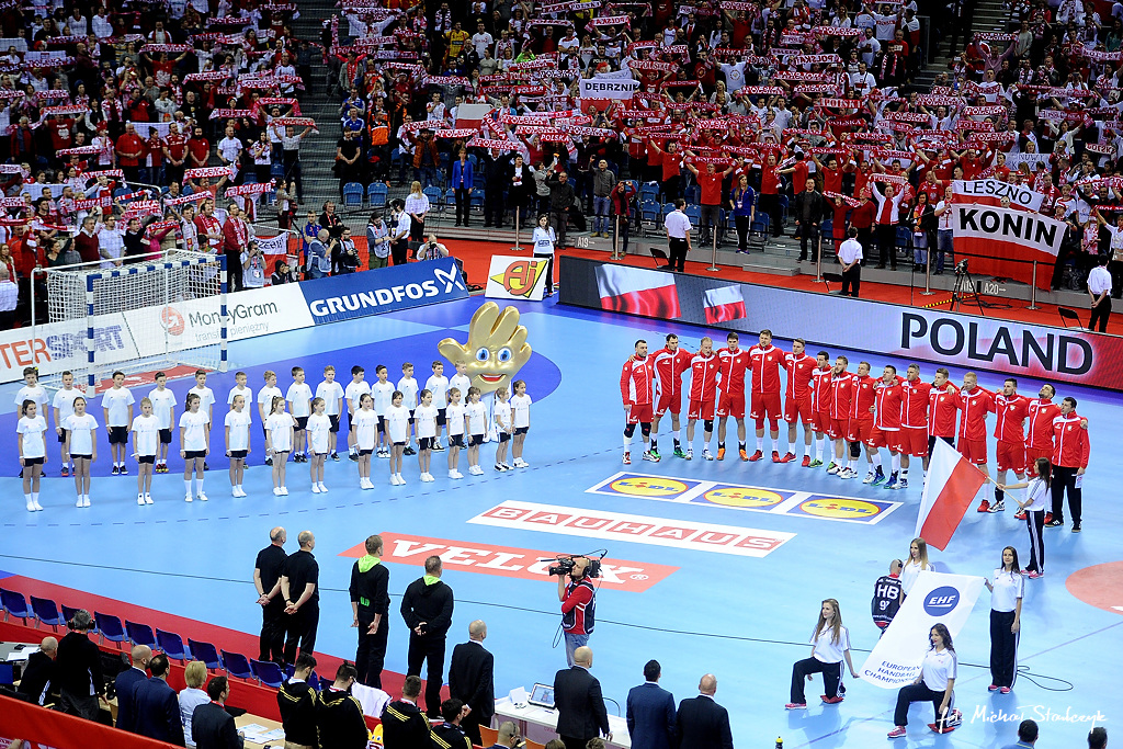 17.01.2016 EHF EURO 2016 - POLSKA - MACEDONIA - PILKA RECZNA