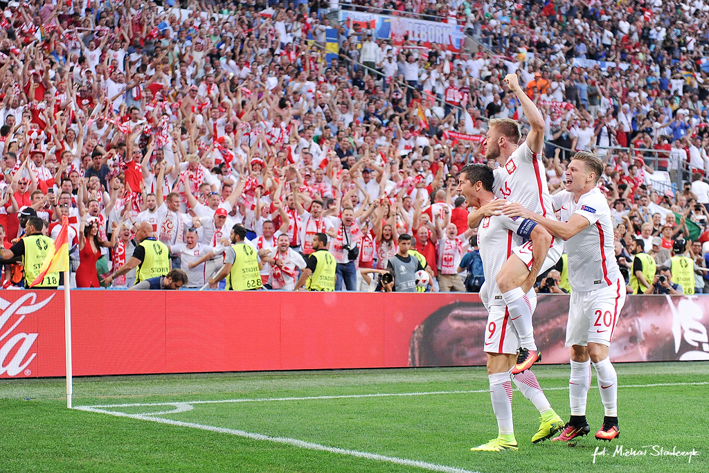 30.06.2016 POLSKA - PORTUGALIA 1/4 FINALU CWIERCFINAL UEFA EURO 2016 PILKA NOZNA